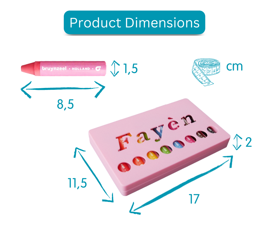 Kleurdoos met eigen naam
